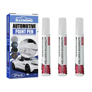 Комплект из 3 предметов, ручка для покраски автомобиля, Водостойкая ручка для удаления царапин на автомобиле, ручка для ремонта царапин на автомобиле, Маркерная краска