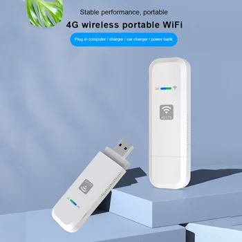 4G LTE Беспроводной Маршрутизатор USB-Ключ 150 Мбит/с, Портативный мобильный Широкополосный Модем, Карманная sim-карта, Точка Доступа WiFi Для Домашнего Офиса