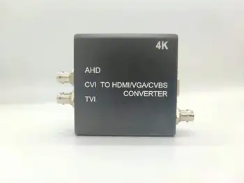 8-мегапиксельный конвертер TVI/AHD/CVI/CVBS в HDMI/CVBS VGA с петлевым выходом