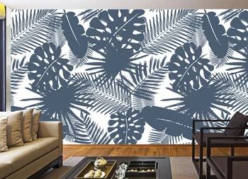 Пользовательские обои гостиная тропический лес тропические растения фон обои украшение спальни обои настенная роспись 3d