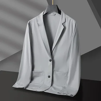 5580-Осенне-зимние новые мужские модные костюмы международной торговли с одной пряжкой, 125 деловых повседневных трендовых костюмов, куртка