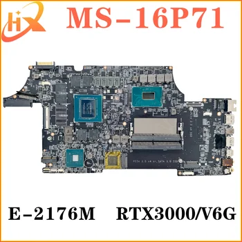 Материнская плата для ноутбука MSI MS-16P71 MS-16P7 GL63 WE63 Материнская плата i5 i7 8/9-го поколения GTX1660Ti RTX2060 RTX3000 V6G