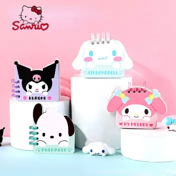 Блокнот на катушке Sanrio, симпатичный блокнот на катушке в форме Бобо, милый мультяшный блокнот и журналы