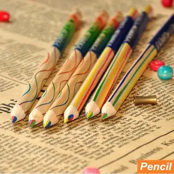 10 шт./лот, сделай сам, милый профессиональный цветной карандаш, цветные карандаши, дерево, Радужные цвета, карандаш для рисования, набор для рисования, раскраска для детей